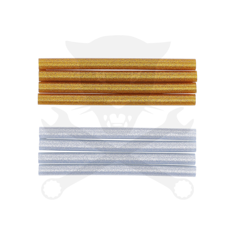 Ragasztórúd (ragasztópatron) 11 mm x 150 mm  8 db-os CSILLÁMOS -BGS