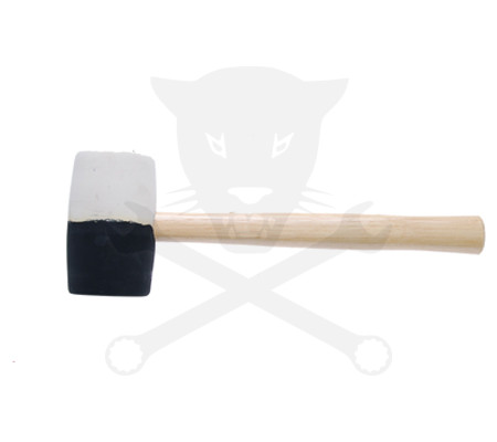 Kalapács gumi  63 mm - 840 g FEKETE-FEHÉR - BGS