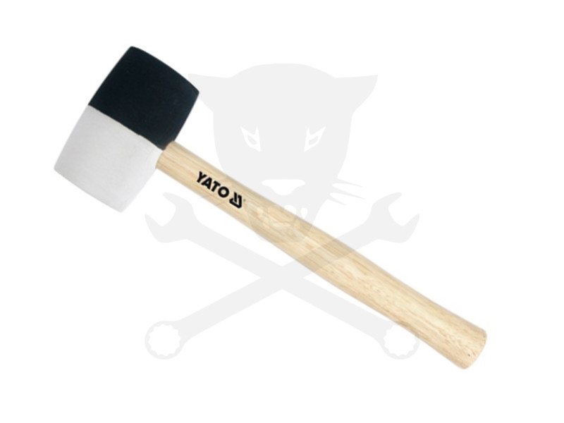 Kalapács gumi  72 mm - 980 g FEKETE-FEHÉR - Yato