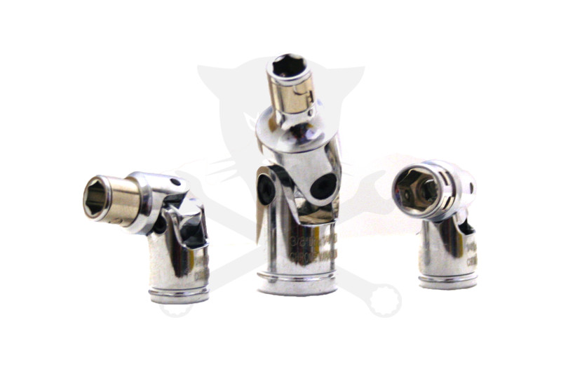 Bit tartó adapter kardán csuklós készlet 3 db-os 1/4"-3/8"-5/16" - AT18-
