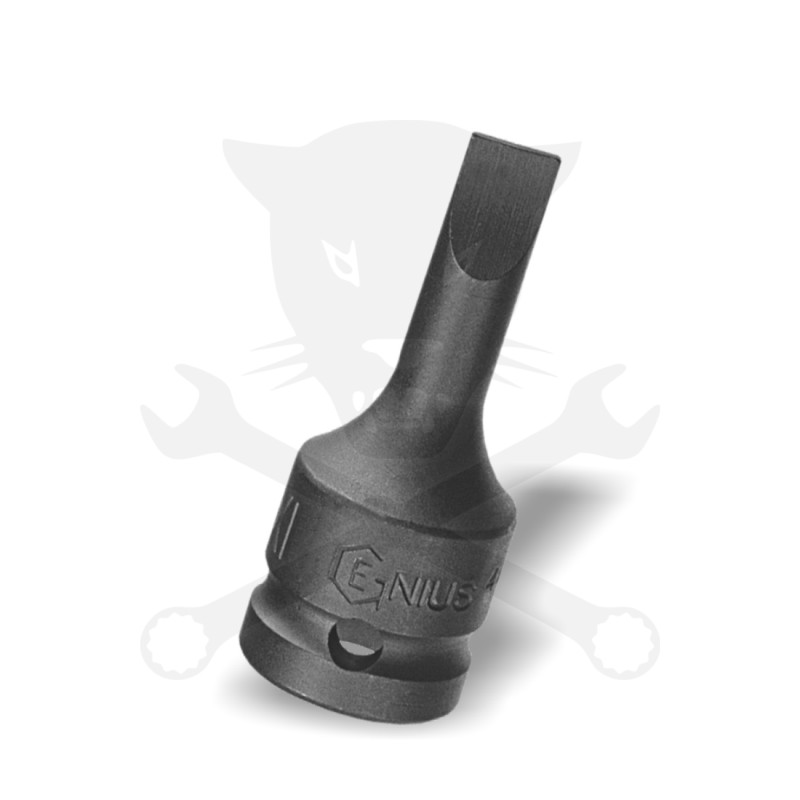 Légkulcsfej csavarhúzó lapos 1,2x08 mm Genius
