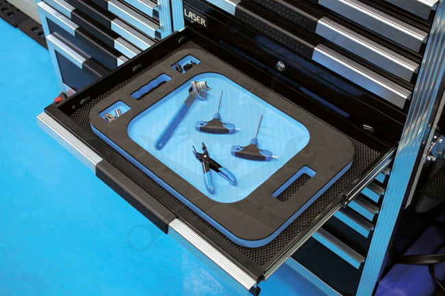 Szerszámtároló szivacs tálca - Laser