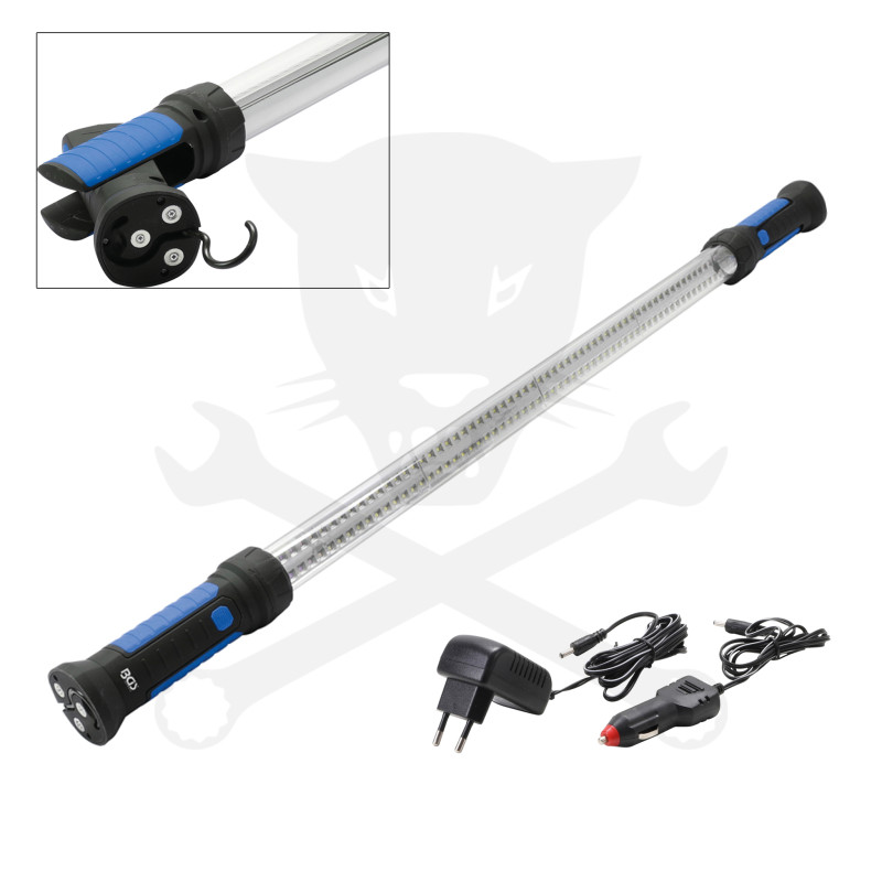 Szerelőlámpa LED-es MOTORHÁZTETŐRE 120 ledes - akkus IPX4