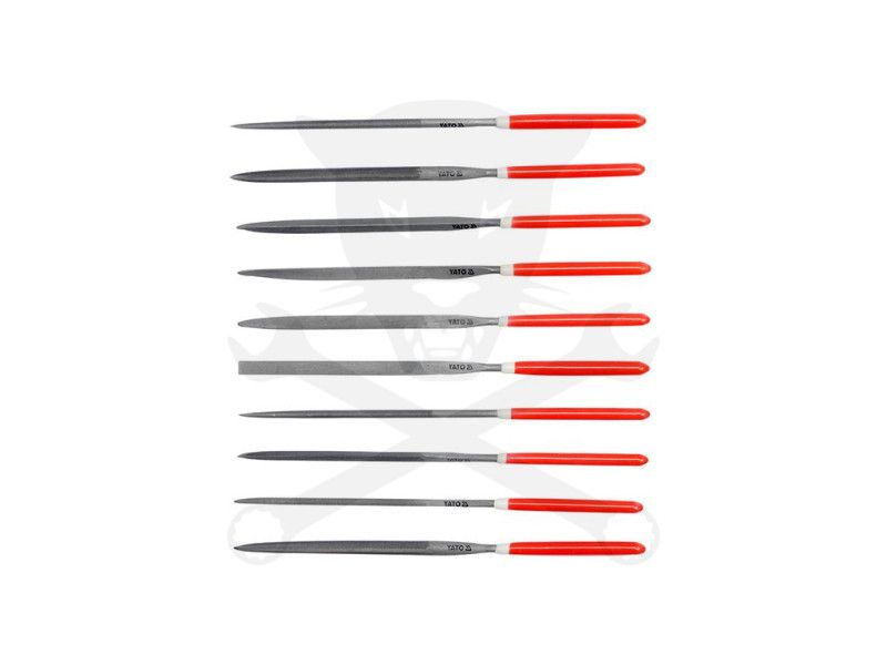 Tűreszelő készlet 10 részes 3x140 mm Yato