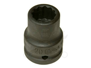 Légkulcsfej 3/4" 12 l.n. 38-as Genius
