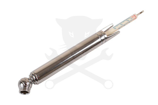 Keréknyomás- és mélységmérő 2:1-ben fém kivitel