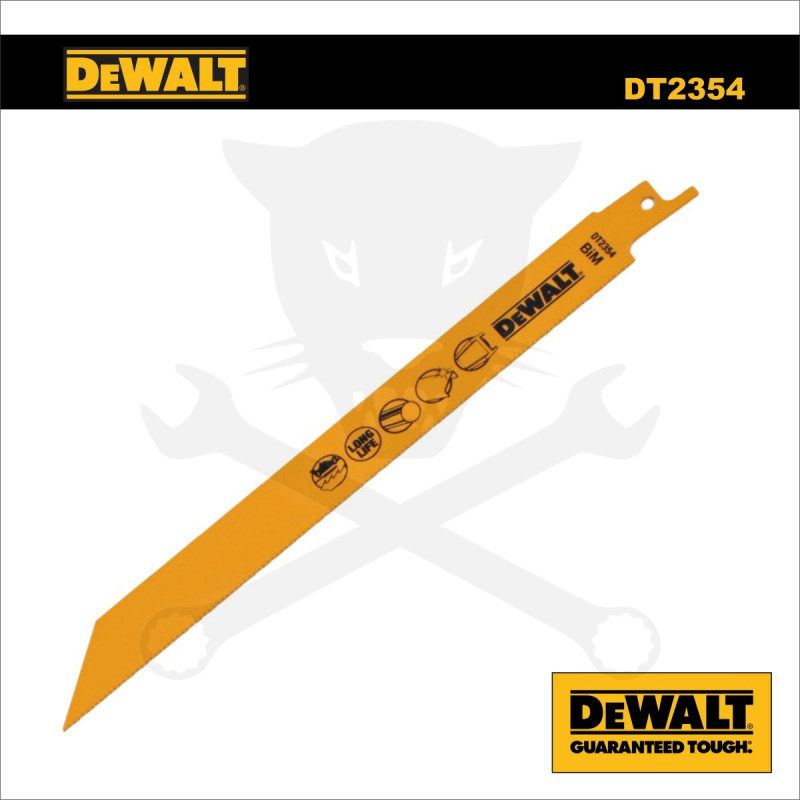 Fűrészlap kardfűrészhez, fémre 203 mm 1.4 T - 5db - DeWalt