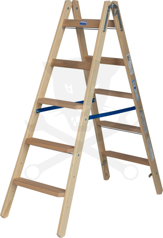 Fa lépcső és létrafokos állólétra 2x5 Fokos - STABILO-