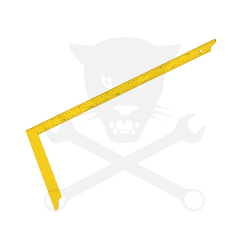 Derékszög, ács 1000x360 mm egy oldalon skálázott