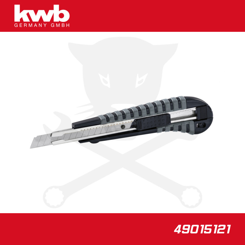 Vágókés, biztonsági törhető pengével, automata rögz. 18 mm acél  KWB