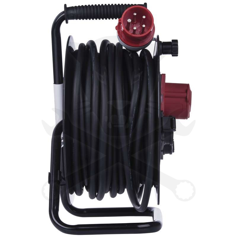 Kábeldob 25 m - IP44 gumi kábel 5 x 1.5 mm2 3 fázis