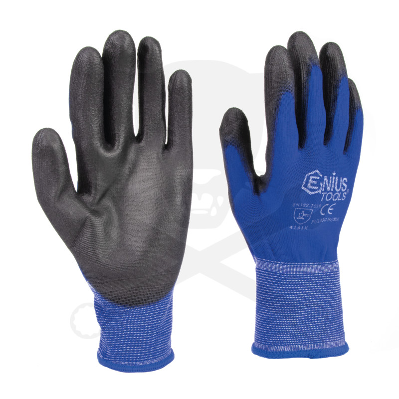 Kesztyű - szerelőkesztyű - Genius kék M-es 08-as