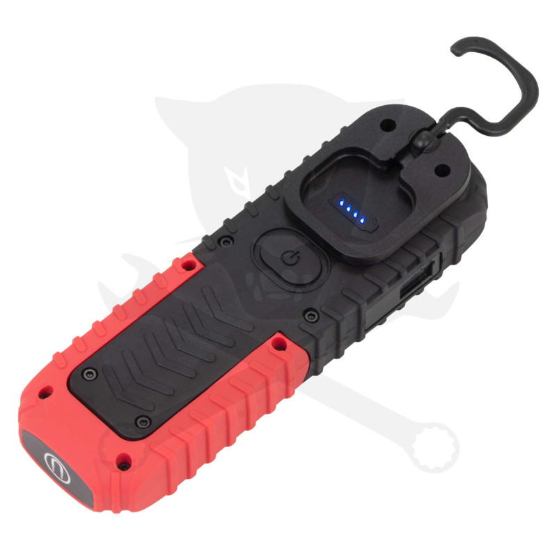 Szerelőlámpa LED 01 COB ledes akkuslámpa - Li-Ion,  IPX6 3W 350 Lumen