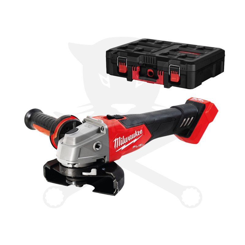 Sarokcsiszoló, akkus 18V - akku nélkül - 125 mm - Milwaukee
