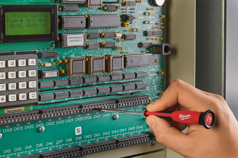 Csavarhúzó készlet Phillips, Lapos precíziós+szövettartó 6 db-os Milwa