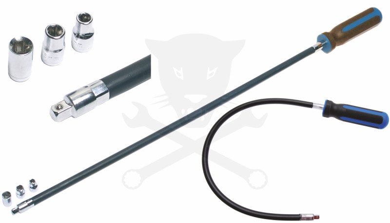 Csavarhúzó, flexibilis  1/4" dugófejekhez 500 mm