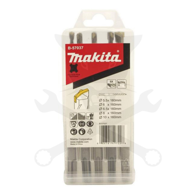 Fafúrószár készlet 8 db-os 5.5 - 10.0 mm - Makita