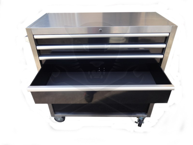 Szerszámos kocsi  6 fiókos görgős ROZSDAMENTES -tálcáshoz alkalmas