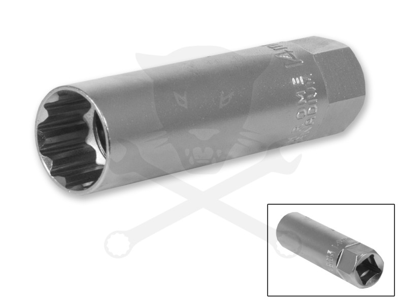 Gyertyakulcs 14 mm rövid 3/8"