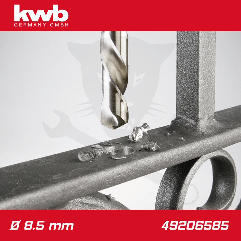 Csigafúró  8,5 mm HSS-G DIN 338 Silver Star, profi - KWB