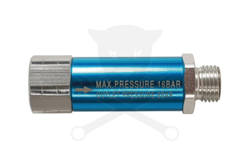 Levegőnyomás szabályozó egység - előre beállított 6,0 Bar - 1/4"