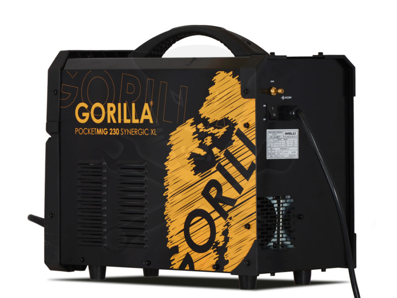 Hegesztő inverter Gorilla PocketMIG 230 Synergic XL