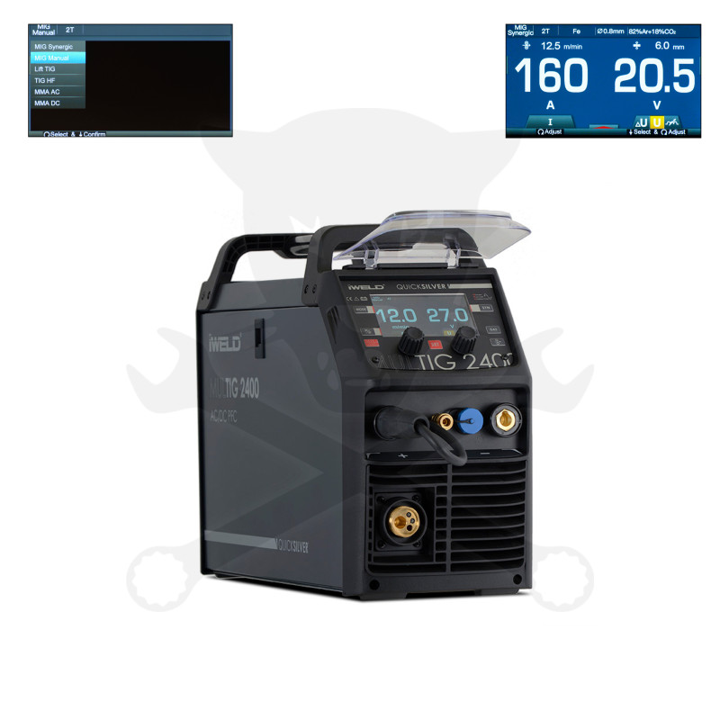 Hegesztő inverter MULTIG 2400 AC/DC PFC