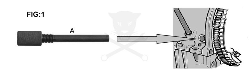 Vezérlésrögzítő készlet Renault 1.5 Blue dCi