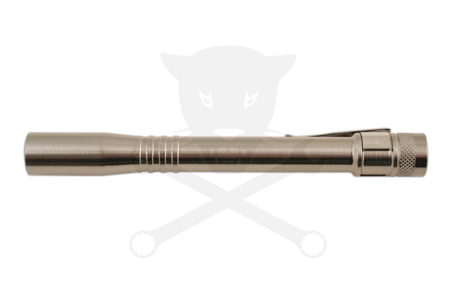 Elemlámpa LED toll alakú 2 db AAA elemmel - Alumínium - TS20