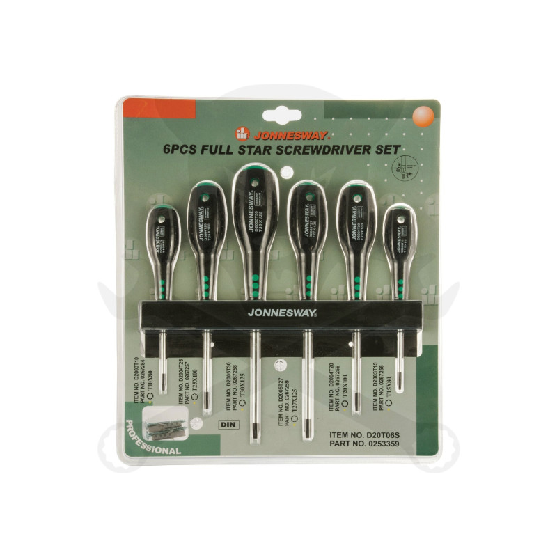 Csavarhúzó készlet Jonnesway 06 db-os torx