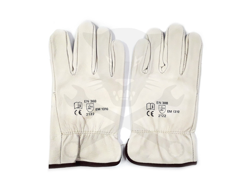 Kesztyű hasított marhabőr "sofőr kesztyű"  10-es L EN2122 -