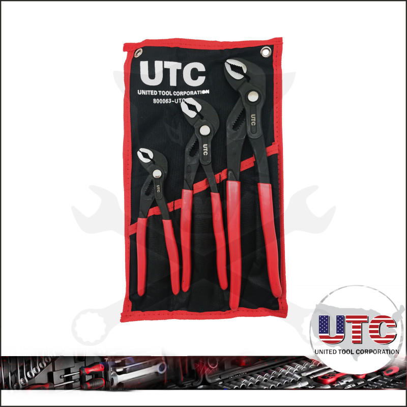 Fogó vízpumpa 3 db-os készletben 180-240-300 mm - UTC