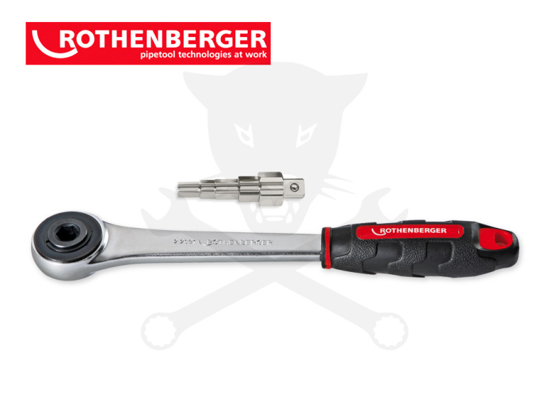 Lépcsős kulcs radiátorhoz, racsnival univerzális 3/8"-1'-ig Rothenberger