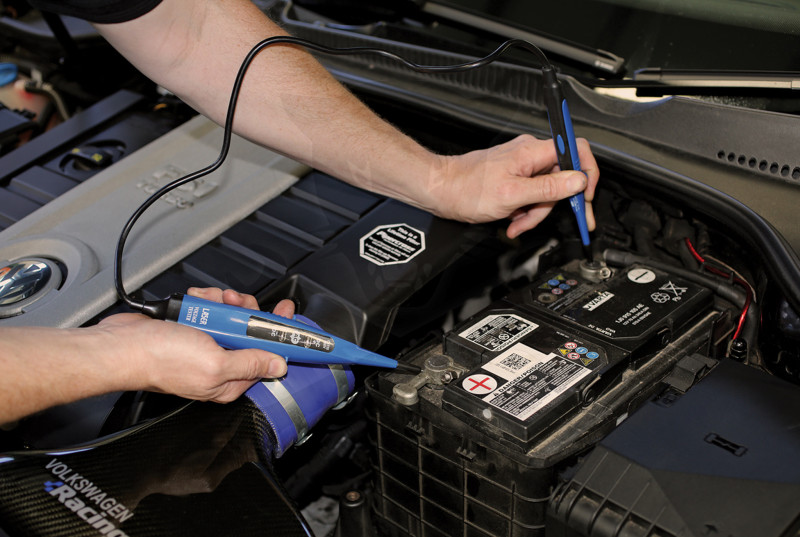 Autóipari áramkör feszültség teszter Hybrid 2 pólus 12V - 600V- Laser