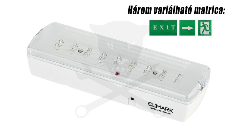 Lámpatest, vészvilágító LED 2,4 W "Exit" ELMARK