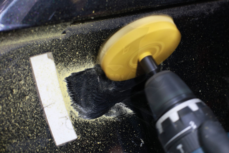 Fólia radír - vanília korong 4000 RPM menetes+adapt. Hőleadó mintázat