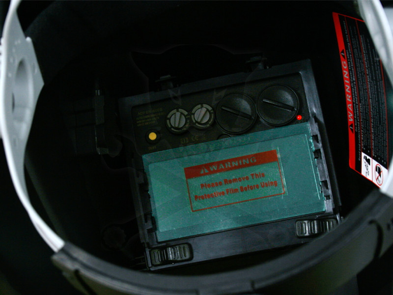 Hegesztőpajzs automata  43 x 98 mm 2 érzékelős