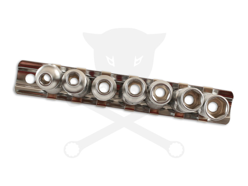 Dugókulcs - crowafej készlet 1/4" 6 lapú CSUKLÓS 7 db-os 5-10 mm -TS20