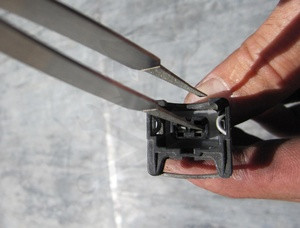 Kábelcsatlakozó gyémánt-tisztító 3 db-os csipesz készlet apa sarukhoz