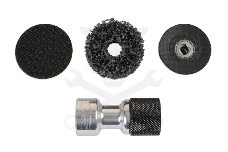 Légkulcs adapter készlet Csiszoló fejekkel kompletten 4 db-os  - Laser