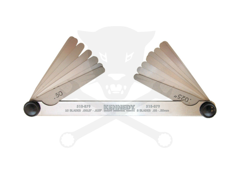 Hézagmérő készlet dupla 18 lapos - Kennedy (KEN-518-0790K)