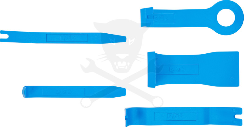 Patent kiszedő készlet  5 db-os műanyag - BGS