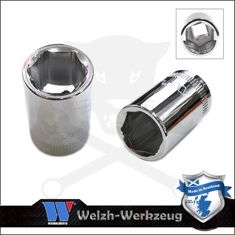 Lok-Typ Dugókulcs - crowafej 1/4"  9 mm 6 lap - Welzh