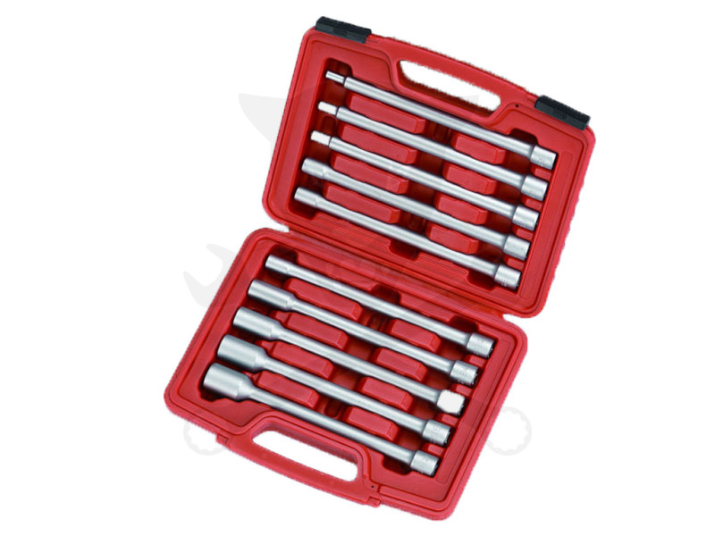 Dugókulcs - crowafej készlet 3/8" belső E-torx E6-E20 hosszított 10 db-os
