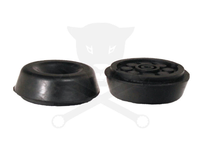 Gumipogácsa krokodil emelőhöz fekete 44/15 mm - pöttyös