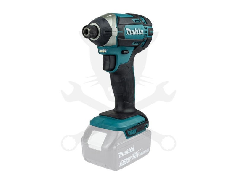 Ütvecsavarozó, akkus 18V 165 Nm 1/4" bit - akku nélkül - Makita