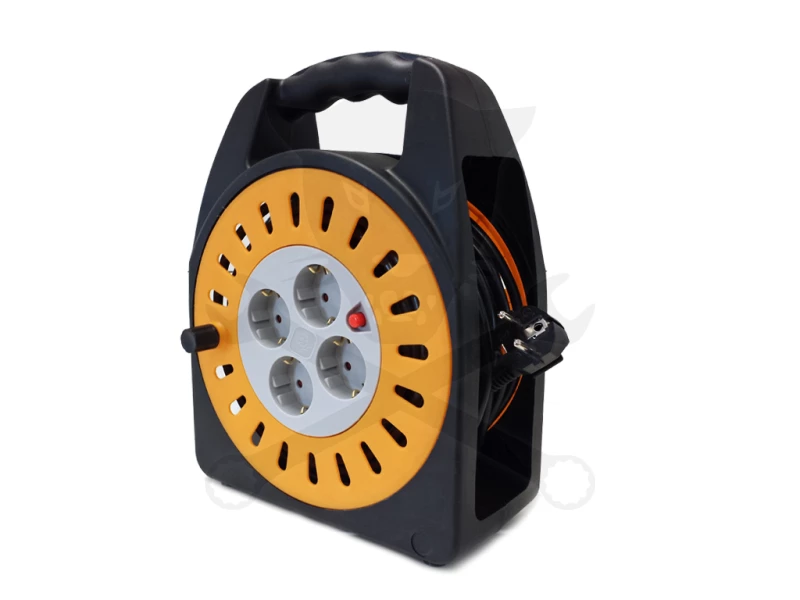 Kábeldob 20 m - IP20 gumi kábel 3 x 1.0 mm2 - 2300W