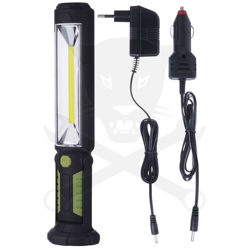 Szerelőlámpa LED 5W COB Led +5 LED mágneses, többfunkciós