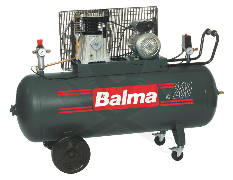 Kompresszor, dugattyús 200L 3 KW 11 bar 400V BALMA (NS31S/200CT4)
