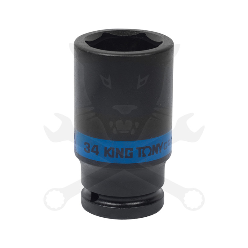 Légkulcsfej 3/4" 6 l.h. 34-es KingTony
